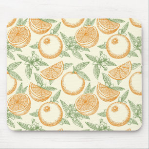 Klassisches Orangenfruchtmuster Mousepad
