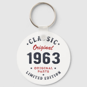 Klassisches Original 1963 Originalteile Geburtstag Schlüsselanhänger