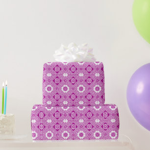 Klassisches palästinensisches Tatreez-Druck-Verpac Geschenkpapier