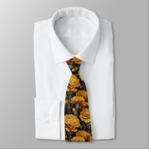 Klassisches Paten-Geschenk Nelken-Blumenarrangemen Krawatte