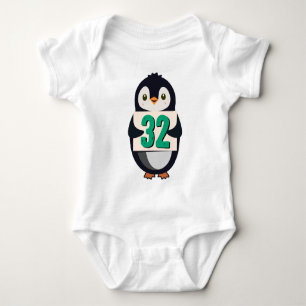 Klassisches Penguin-Jersey-T-Shirt - Benutzerdefin Baby Strampler