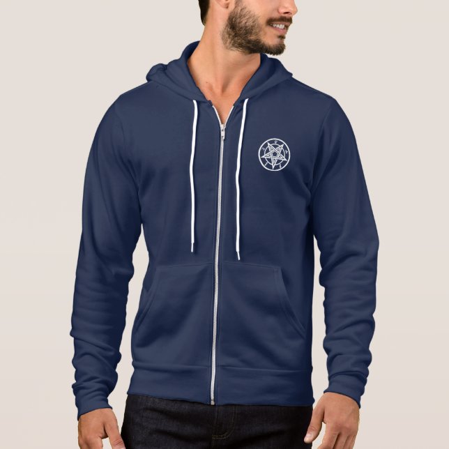 Klassisches Pentagramm Hoodie (Vorderseite)