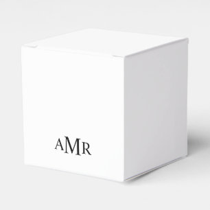 Klassisches Personalisiertes Monogramm Geschenkschachtel