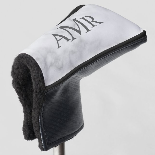 Klassisches Personalisiertes Monogramm Golf Headcover (3/4 Vorderseite)