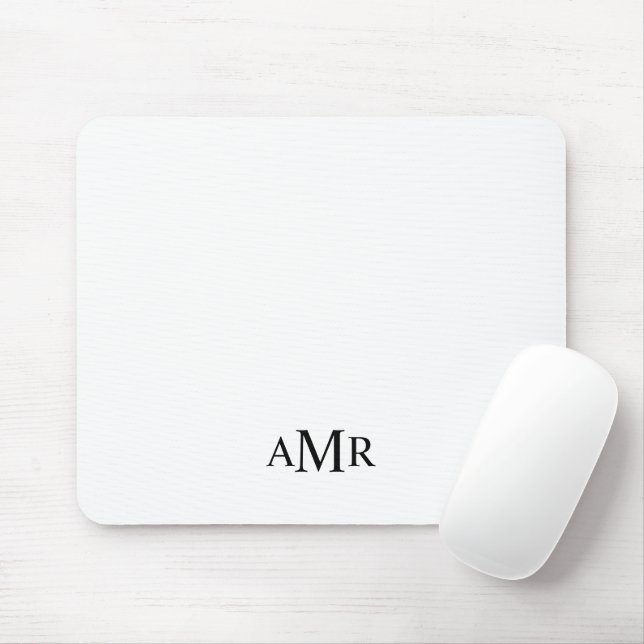 Klassisches Personalisiertes Monogramm Mousepad (Mit Mouse)