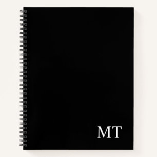 Klassisches Personalisiertes Monogramm Notizbuch