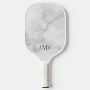 Klassisches Personalisiertes Monogramm Pickleball Schläger