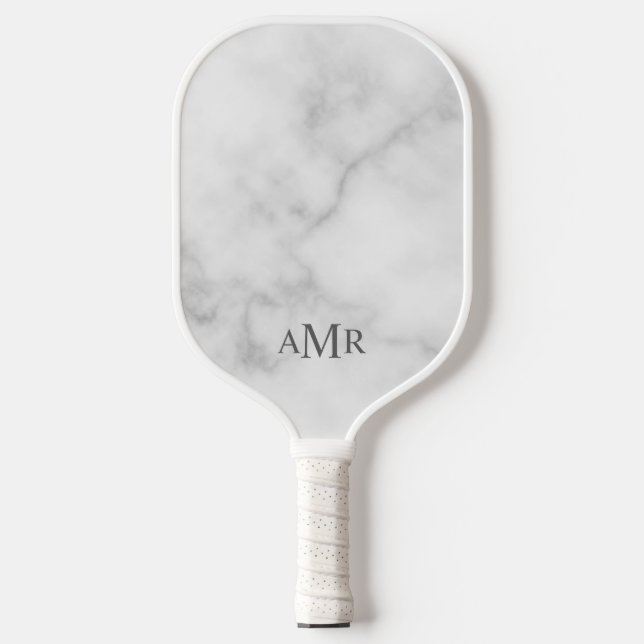 Klassisches Personalisiertes Monogramm Pickleball Schläger (Vorderseite)