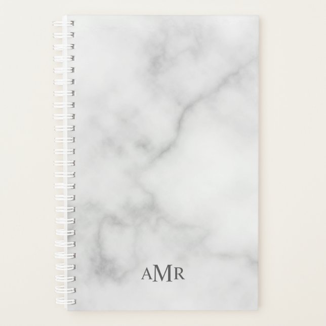 Klassisches Personalisiertes Monogramm Planer (Vorderseite)