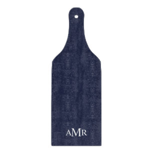 Klassisches personalisiertes Monogramm Schneidebrett