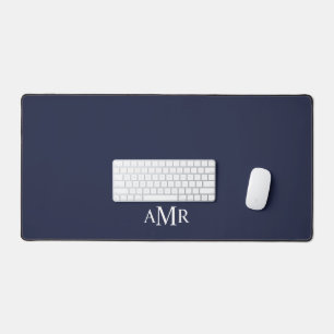 Klassisches Personalisiertes Monogramm Schreibtischunterlage