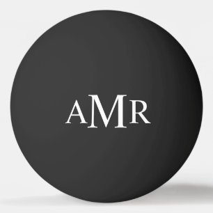 Klassisches Personalisiertes Monogramm Tischtennisball