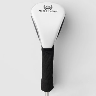 Klassisches personalisiertes Namensmonogramm Golf Headcover