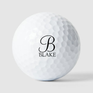 Klassisches Personalisiertes Skriptmonogramm und N Golfball
