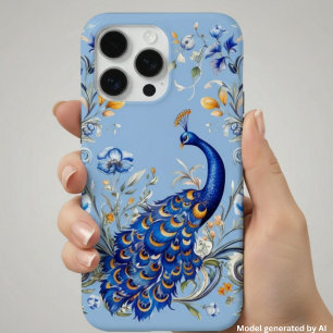 Klassisches Pfauendesign - Elegantes Geschenk für  Case-Mate iPhone Hülle