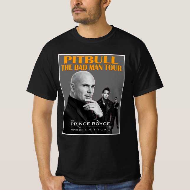 Klassisches Pitbullkonzert T-Shirt (Vorderseite)