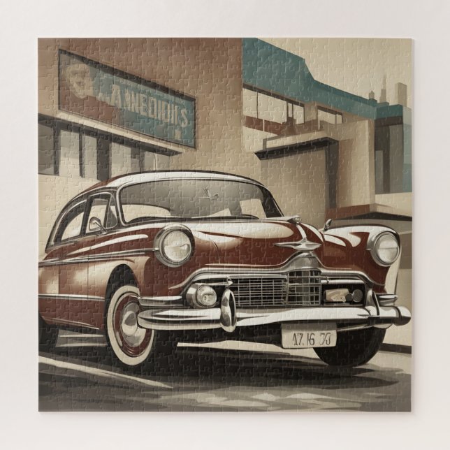 Klassisches Pkw-Plakat Puzzle (Vertikal)