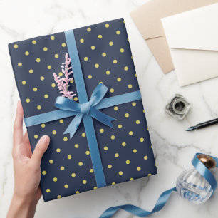 Klassisches Polka-Punkt-Muster-Wrap-Papier-Rolle Geschenkpapier