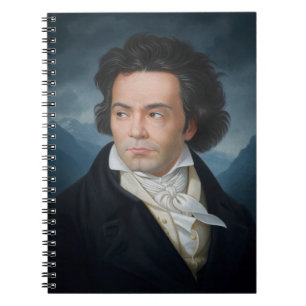 Klassisches Portrait von Beethoven Notizblock