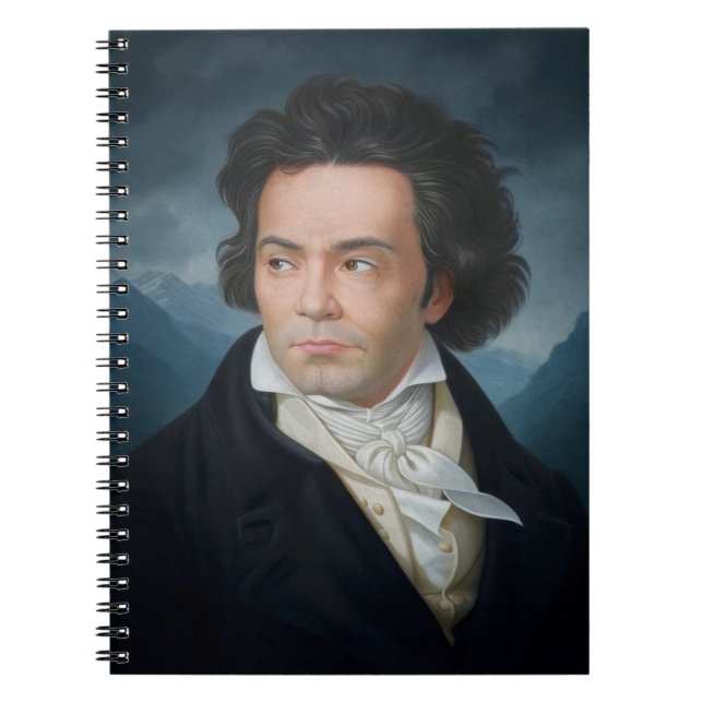 Klassisches Portrait von Beethoven Notizblock (Vorderseite)