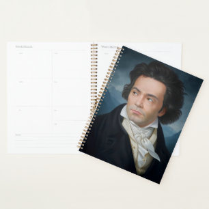Klassisches Portrait von Beethoven Planer
