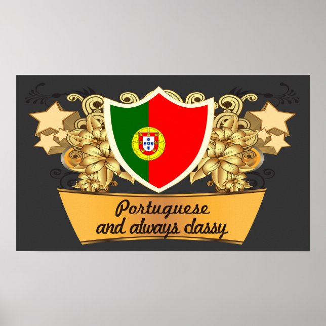 Klassisches Portugiesisch Poster (Vorne)