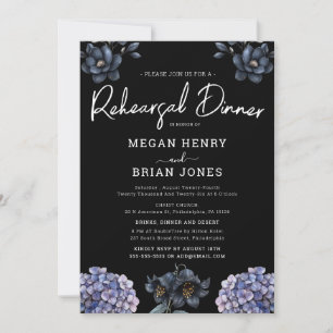 Klassisches Probedinner für eine Hochzeit mit mela Einladung