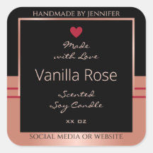 Klassisches Produktverpackungslabel Schwarz und Ro