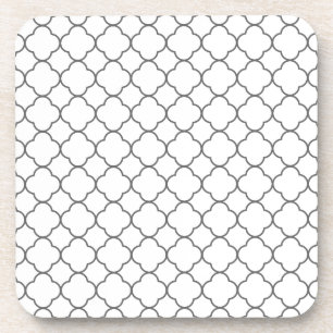 Klassisches Quatrefolienmuster Untersetzer