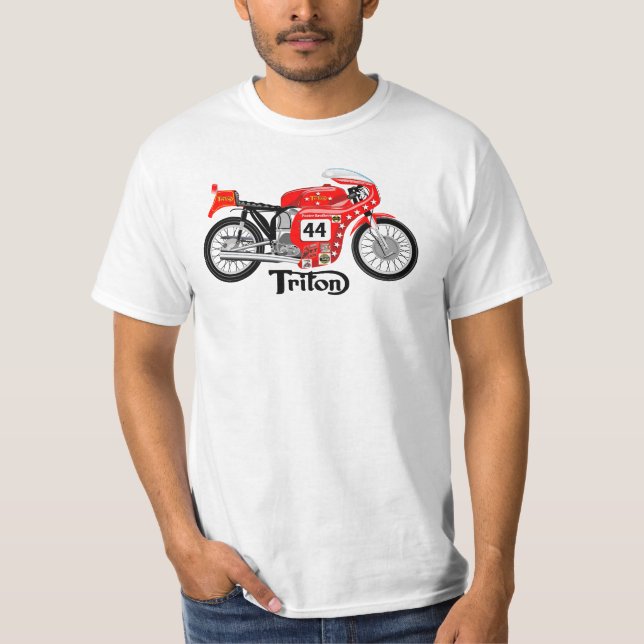 Klassisches Radfahrert-shirt Triton T-Shirt (Vorderseite)