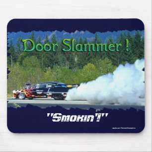 Klassisches Raucher-Doorslammer-Rennwagen Mousepad