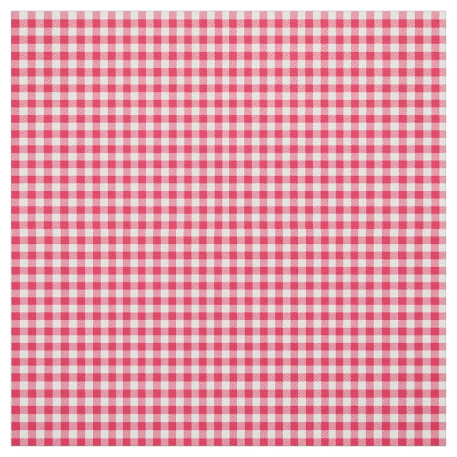 Klassisches Red Gingham Country Pattern Stoff (Muster)
