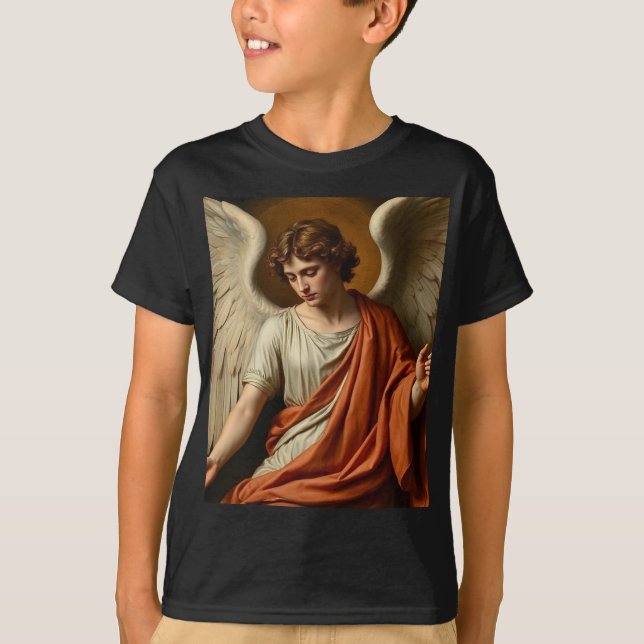Klassisches Renaissance-Engel-Kindershirt T-Shirt (Vorderseite)