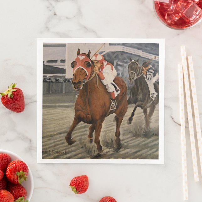 Klassisches Rennen, bei dem der Unterlegene gewinn Serviette (Beispiel)