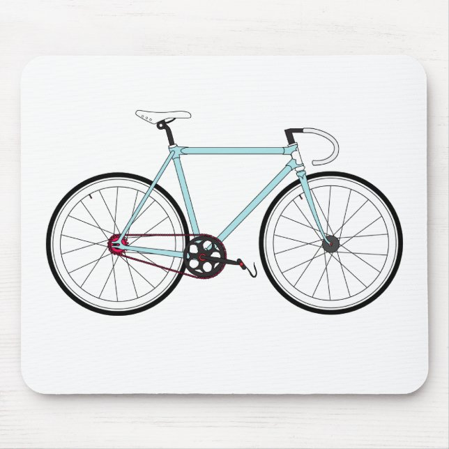 Klassisches Retro Fahrrad Mousepad (Vorne)