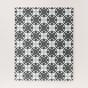 Klassisches Retro-Feeling geometrisches Muster Puzzle