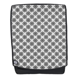 Klassisches Retro-Feeling geometrisches Muster Rucksack