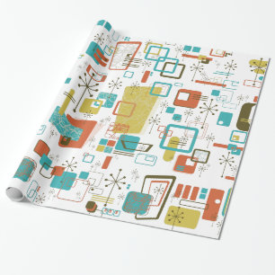 Klassisches Retro Geschenkpapier