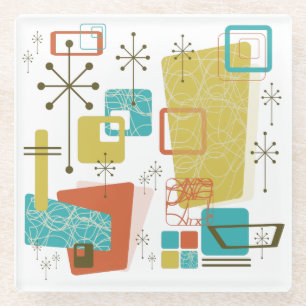 Klassisches Retro Glasuntersetzer