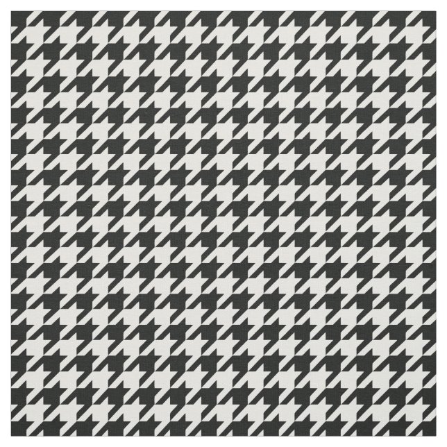 KLASSISCHES RETRO SCHWARZES U. WEISSES STOFF (Muster)