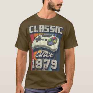 Klassisches Retro Video Game Contro 1979, 43. Gebu T-Shirt