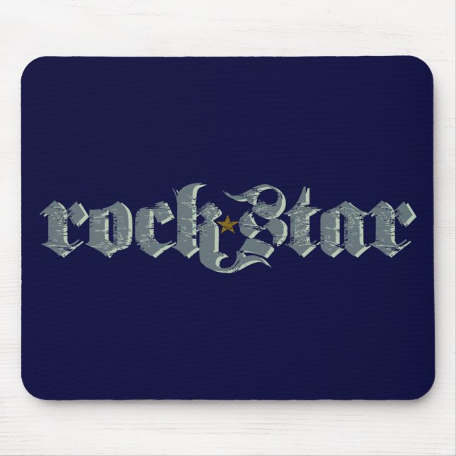 Klassisches Rockstar Mousepad (Vorne)