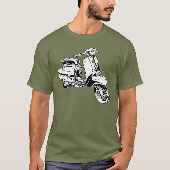 Klassisches Roller-T-Shirt T-Shirt (Vorderseite)