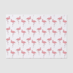 Klassisches rosa Flamingo Muster Seidenpapier