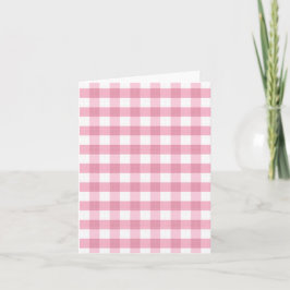 Klassisches rosa Gingham-Muster