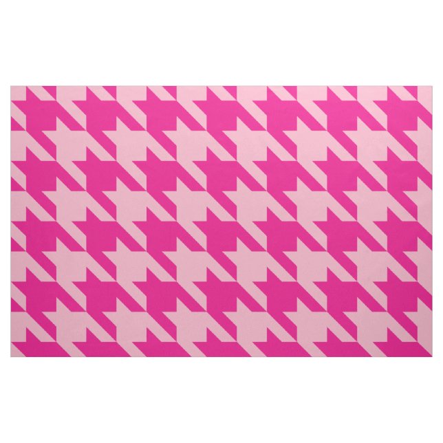 Klassisches rosa Hahnentrittmuster Stoff (Fat Quarter (45,7 x 55,9 cm))