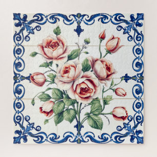 klassisches Rosenbouquet-Puzzle Puzzle