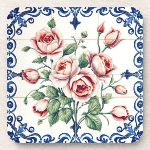 klassisches Rosenbouquet-Überschale Getränkeuntersetzer