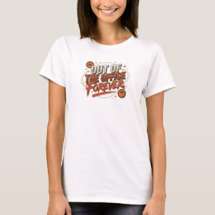 Klassisches Rot AUS DEM BÜRO Original-Design T-Shirt