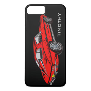 Klassisches rotes Corvette-Design Smartphone-Hülle Case-Mate iPhone Hülle